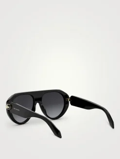 Serpenti Forever Aviator Sunglasses