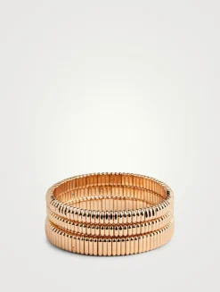Set Of Three Luxe Stretch Bracelets
