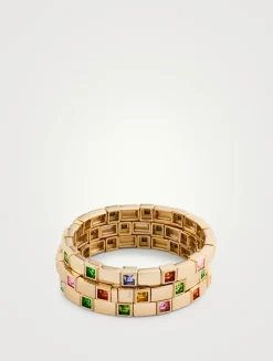 Set Of Three The Mini Swank Bracelets