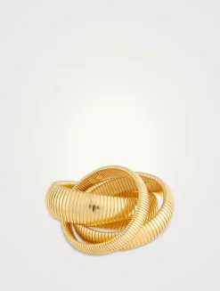 Set Of Three Thick Cobra Bracelets