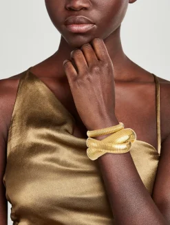 Set Of Three Thick Cobra Bracelets