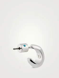 Set Of Two Bombe Hoop Earrings