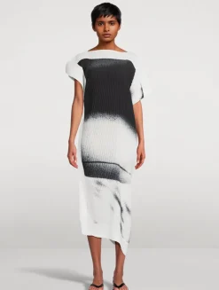 Shadow Study Pleats Dress