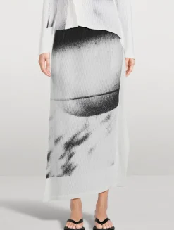 Shadow Study Pleats Skirt