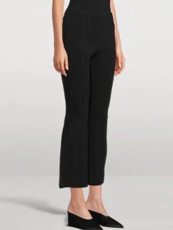 Shaila Kick-Flare Knit Trousers