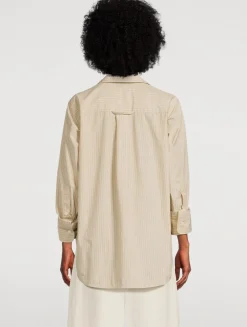 Shay Cotton Shirt In Stripe Print