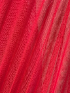 Sheer Ruffled Shirt Dress