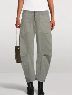 Shon Bow-Leg Trousers