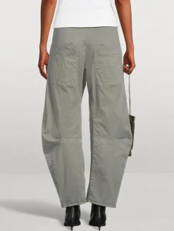 Shon Bow-Leg Trousers