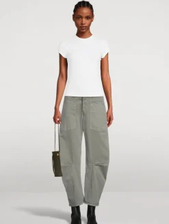 Shon Bow-Leg Trousers