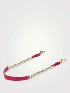 Short Chain Strap Box Calf