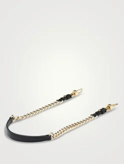 Short Chain Strap Box Calf