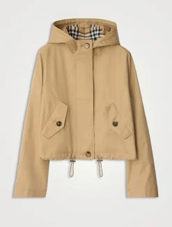 Short Gabardine Parka