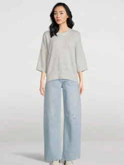 Short-Sleeve Sweater