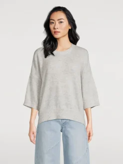 Short-Sleeve Sweater