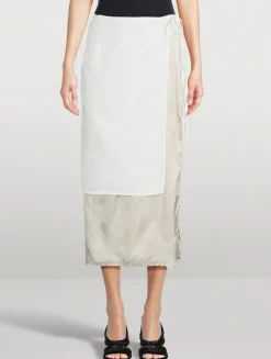 Silene Layered Midi Skirt