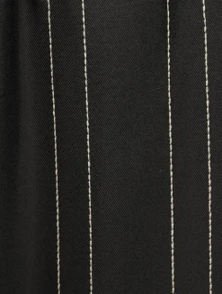 Silk Pajama Pants In Monogram Print