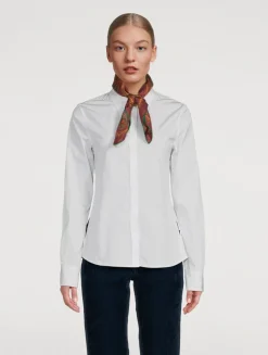 Silk Scarf In Paisley Print