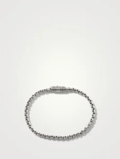 Silver Box Chain Bracelet