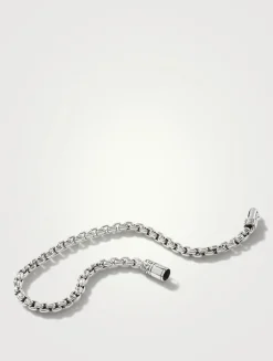 Silver Box Chain Bracelet