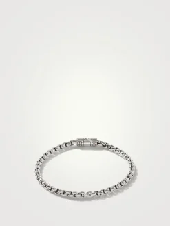 Silver Box Chain Bracelet