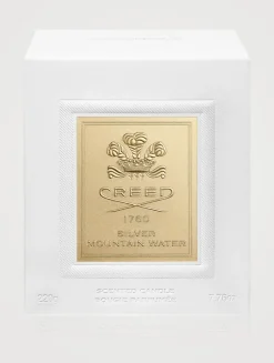 Silver Mountain Water Candle