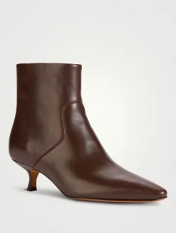 Simone Leather Ankle Boots