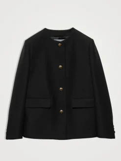 Single-breasted Tricotine Jacket