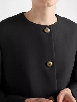 Single-breasted Tricotine Jacket