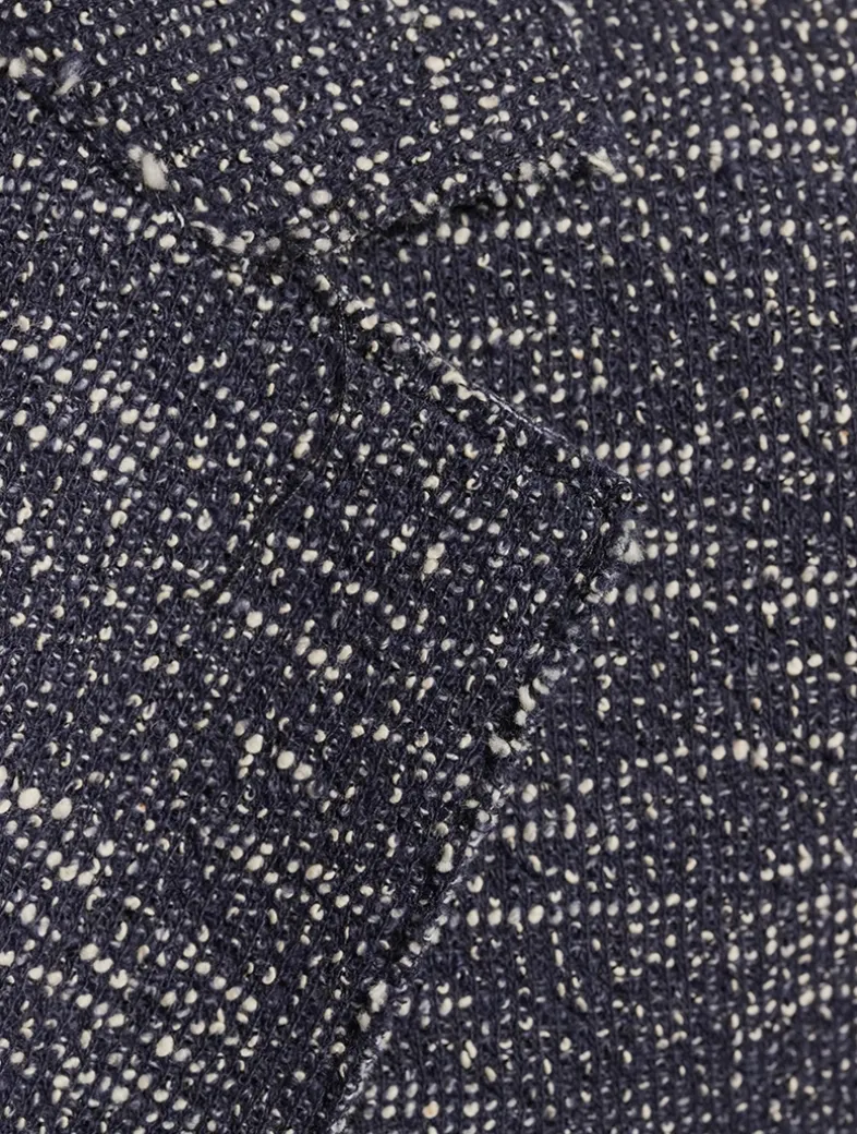 Single-Breasted Unlined Knit Blazer