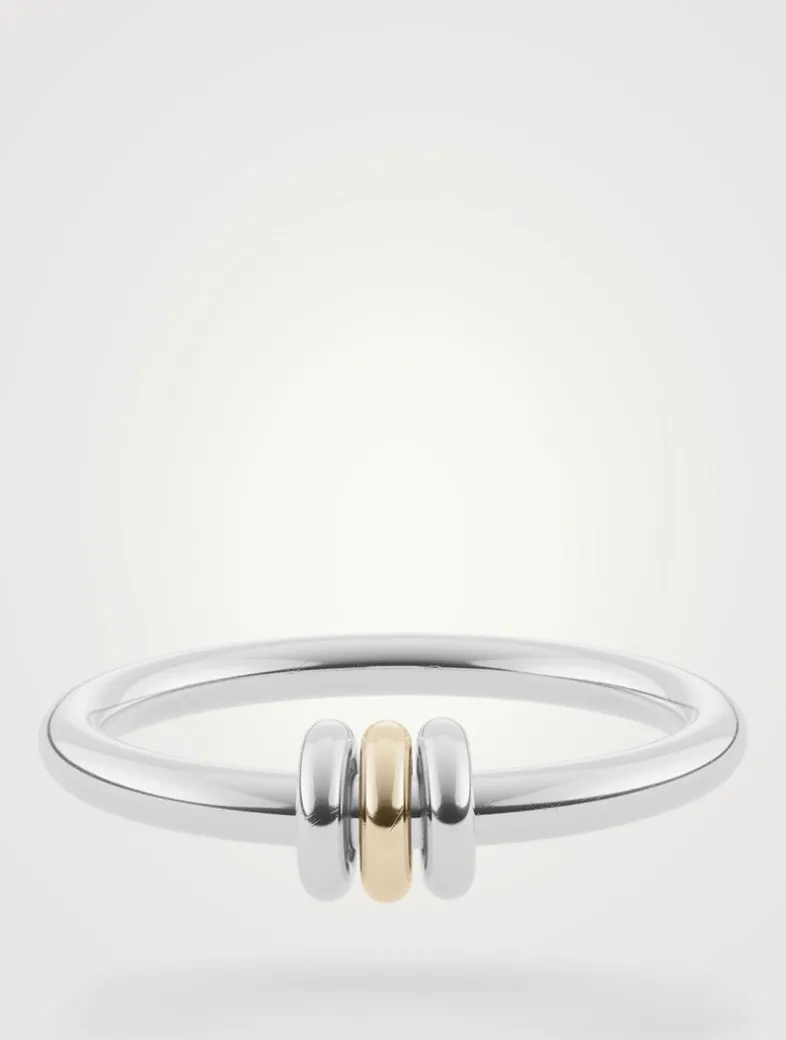 Sirius SG Silver And 18K Gold Ring