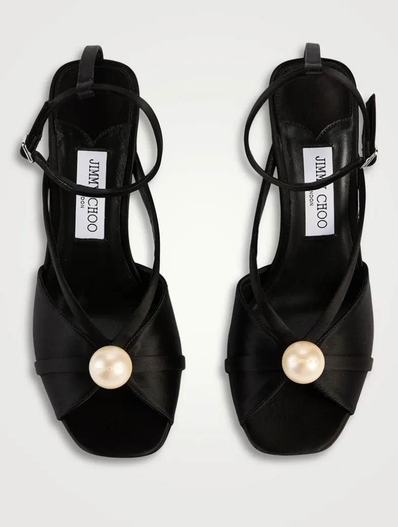 Siva Satin Sandals