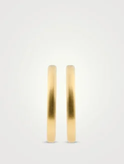 Skinny Lucite Hoop Earrings