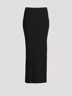 SKIRT 02 Ribbed Column Skirt