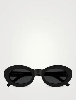 SL M136 Oval YSL Monogram Sunglasses