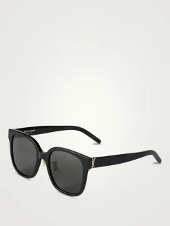 SL M105 YSL Monogram Square Sunglasses