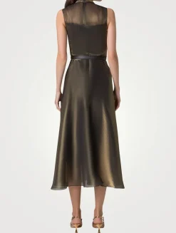 Sleeveless Belted Maxi Dress