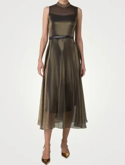 Sleeveless Belted Maxi Dress