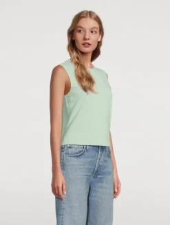 Sleeveless Cashmere Sweater