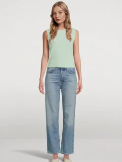 Sleeveless Cashmere Sweater