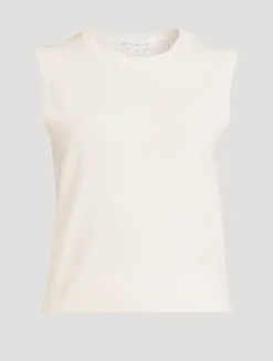 Sleeveless Cashmere Sweater