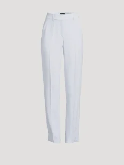 Slim Cady Crêpe Trousers