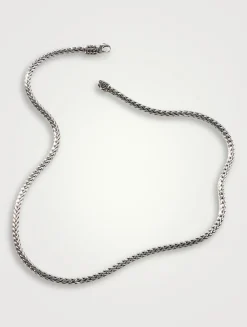 Slim Classic Chain 3.5mm Sterling Silver Necklace