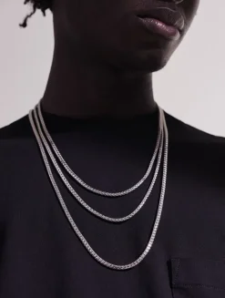 Slim Classic Chain 3.5mm Sterling Silver Necklace