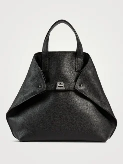 Small Ai Leather Backpack
