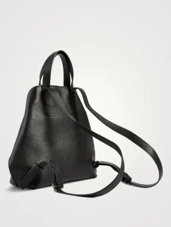 Small Ai Leather Backpack
