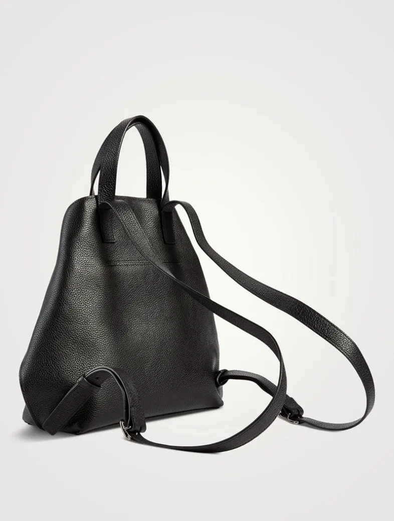 Small Ai Leather Backpack