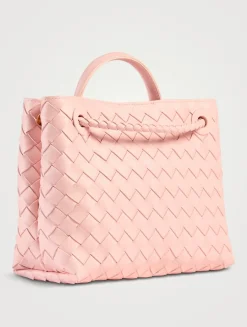 Small Andiamo Intrecciato Leather Bag