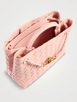 Small Andiamo Intrecciato Leather Bag