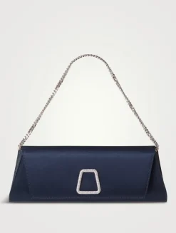 Small Anouk Satin Clutch